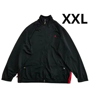 JORDAN 점프맨 트랙 자켓 XXL 블랙 빨간색 원 포인트