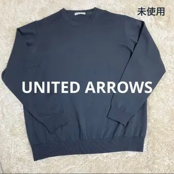 UNITED ARROWS 그레이 크루넥 스웨터