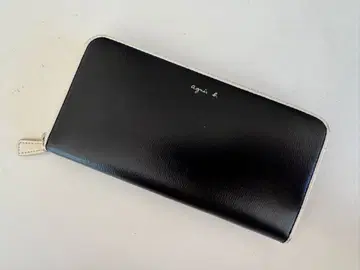 agnes b. 블랙 장지갑