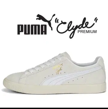 PUMA Clyde Premium 화이트 스니커즈