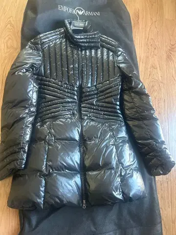ARMANI jeans 블랙 다운 자켓