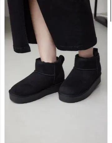 ASUL 아줄 [ S ] 숏부츠 통굽 블랙