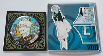 캔뱃지 고죠 벌스데이 주술회전 생일 캔뱃지 아크릴 스탠드 고죠 사토루