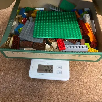 레고 블록 세트 520g 다색 플레이트 포함