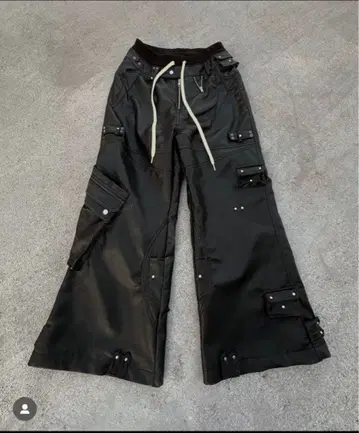 cozyworldwide LEATHER CARGO PANTS