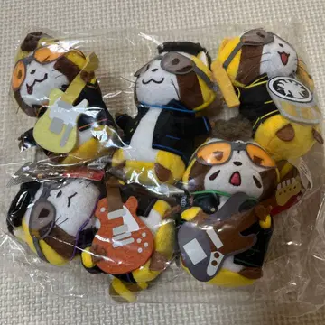 너구리 라스칼 라스칼단 키시단 콜라보 마스코트 세트