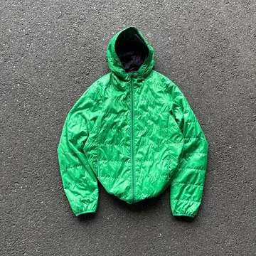 00s 올드 유니클로 짧은 기장 다운 자켓 시티 보이