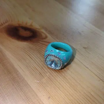 ANNA SUI 반지 터콰이즈 스톤 장식