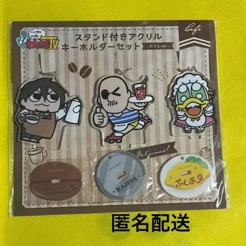 와샤가나TV 스탠드 포함 아크릴 키링 세트 카페 ver. 나카무라 유이치