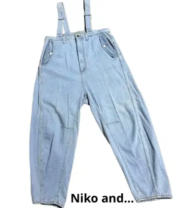 NIKO AND - 니코앤드 서스펜더 데님 팬츠 M