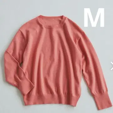 새상품 [ 오늘은 무슨 색? 어떤 사이즈? ] 코튼 혼방의 베이직 니트