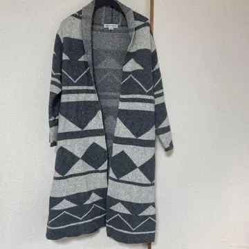 B:MING LIFE STORE 기하학 패턴 롱 가디건