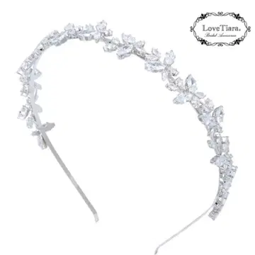 Love Tiara 지르코니아 머리띠 (버터플라이)