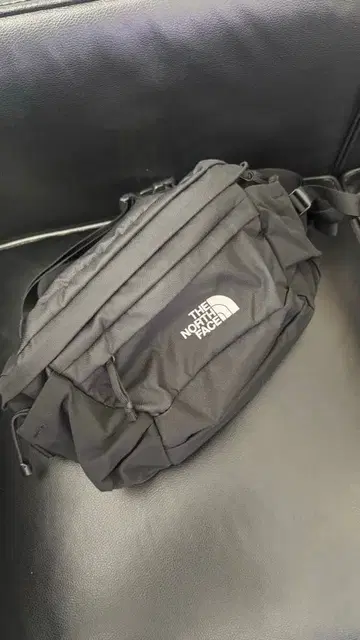 노스페이스 바디백 블랙 웨스트 파우치 새상품급