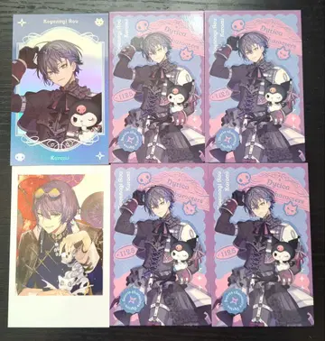 니지산지 코야나기 로우 산리오 콜라보 랜덤 사진풍 카드