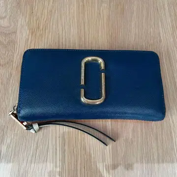 MARC JACOBS 장지갑 네이비/오렌지