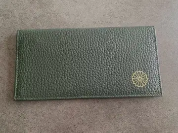 황궁 장지갑 그린 가죽
