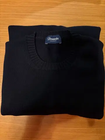 Drumohr 8게이지 니트 스웨터 네이비 48