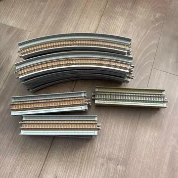 N 게이지 커브 레일 10도 직선 레일 8도