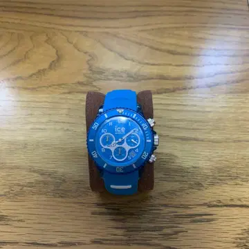 [ 배터리 교환 완료 ] Ice Watch 블루 쿼츠 손목시계