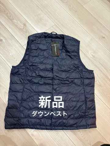 새상품 네이비 경량 퀼팅 다운 베스트 L 사이즈