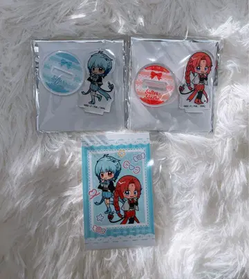 피치피치 피치 셰셰 미미 아크릴 스탠드mini & 미니 브로마이드