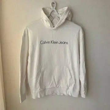 Calvin Klein Jeans 후드티 화이트 S 사이즈