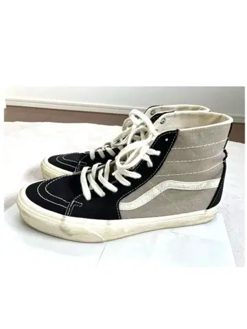 VANS 하이컷 스니커즈 블랙/그레이 27.5cm