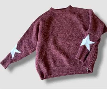 컨버스 도쿄 별 패턴 니트 사이드 지퍼