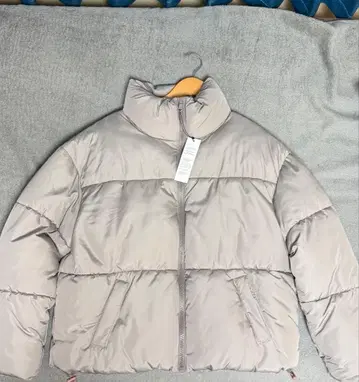 그레이 다운 자켓