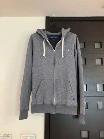 라파예트 멜란지 그레이 집업 후드티 L 사이즈