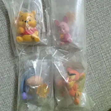 곰돌이 푸 허니 제리 피규어 전 4종 컴플리트 세트