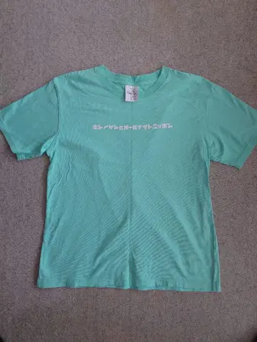 호시노 겐의 올 나이트 닛폰 T셔츠 M 사이즈 민트 그린