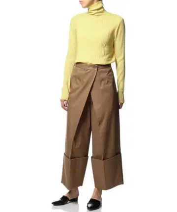 UNITED ARROWS ASTRAET 롤업 와이드 팬츠