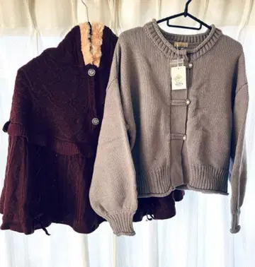 엑시즈팜 포에틱 케이프 코트 가디건