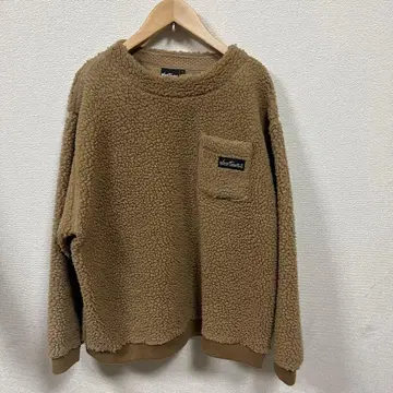 WILD THINGS 보아 플리스 자켓 베이지