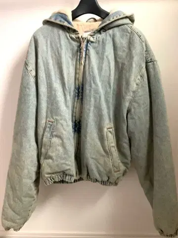 자라 빈티지 가공 데님 자켓 S 속기모
