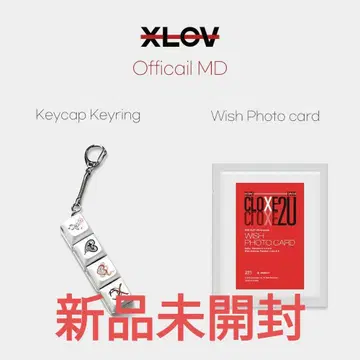 XLOV CLOXE2U 포토 카드 팩 키캡 키링 세트