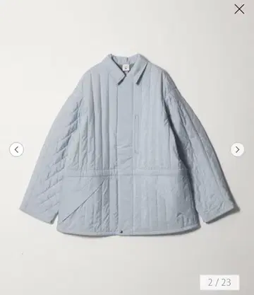 미사용 새상품 ROKU 퀼팅 블루종