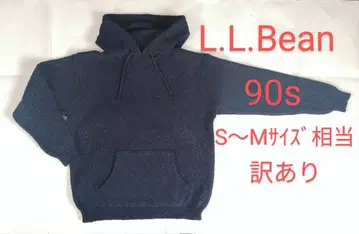 빈티지 L.L.Bean 다크 블루 후드티 S~M 상당 하자품