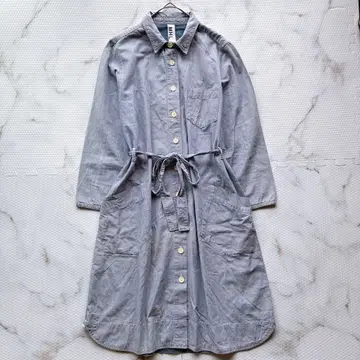 새상품급 마가렛호웰 스카이블루 롱 원피스 M