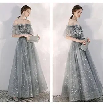 오프숄더 드레스 파티 드레스 사진 포함 여성용