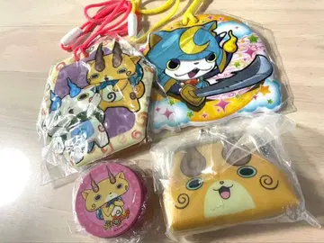 [ 새상품 미사용 ] 요괴워치 틴케이스 가마구치 파우치 4세트 코마지로