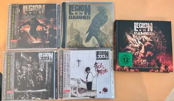 LEGION OF THE DAMNED CD 5장 세트