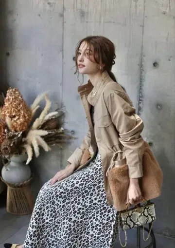 make_ai 퍼 포함 밀리터리 자켓