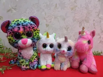 6ee1142 ty 비니부즈 봉제 인형 4개 세트