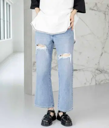 [niko and - JEANS 2023AW] 크롭 플레어 데님