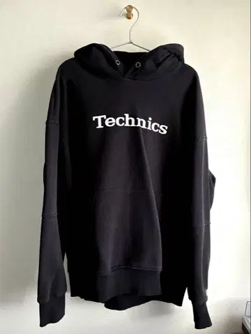 ZARA Technics 속기모 콜라보 후드티 XL 블랙 단종품