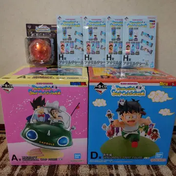 제일복권 드래곤볼 피규어 손오공&치치 A상 손오공 D상 스냅