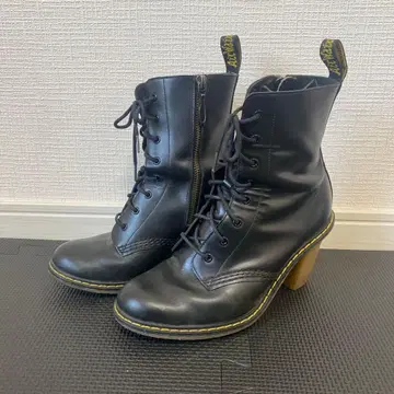 닥터마틴 블랙 부츠 하이힐